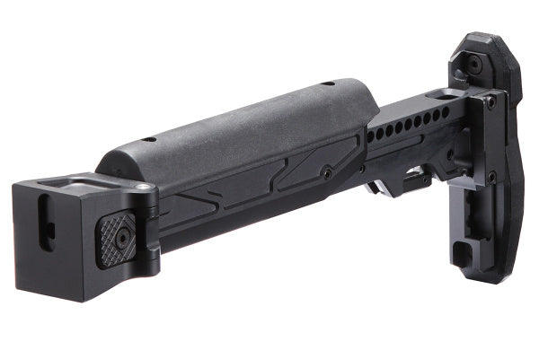 Atlas Custom Works Folding Telescopic Buttstock w/ Cheek Riser for Marui AKM GBB