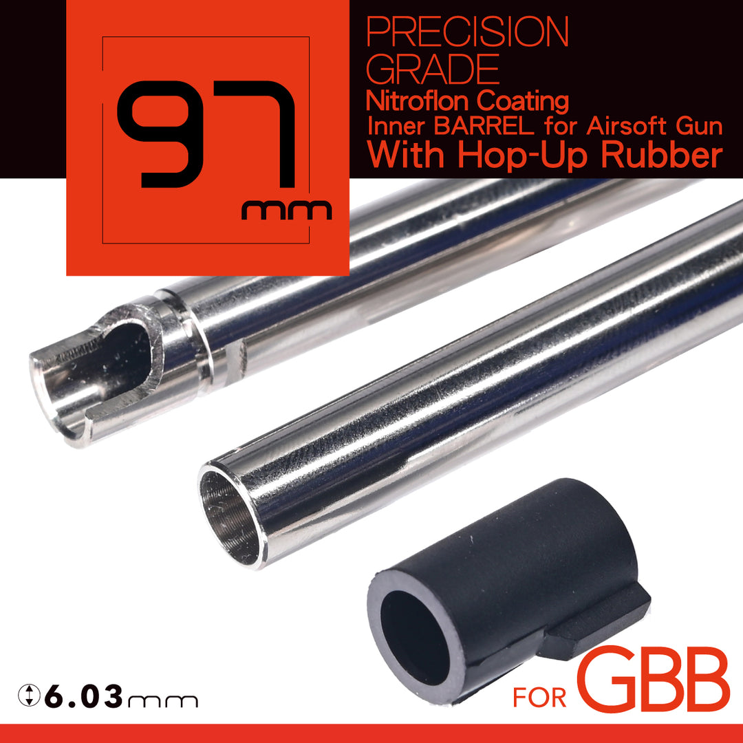 Unicorn Ultimate Precision Inner Barrel - GBB 6.03mm Nitroflon Coating w/ Bucking