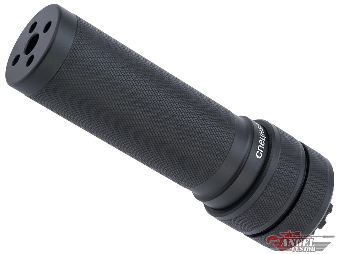 Angel Custom PBS-1 Tracer-Compatible Mock Suppressor for Airsoft Rifles(Threads: 14mm Negative)