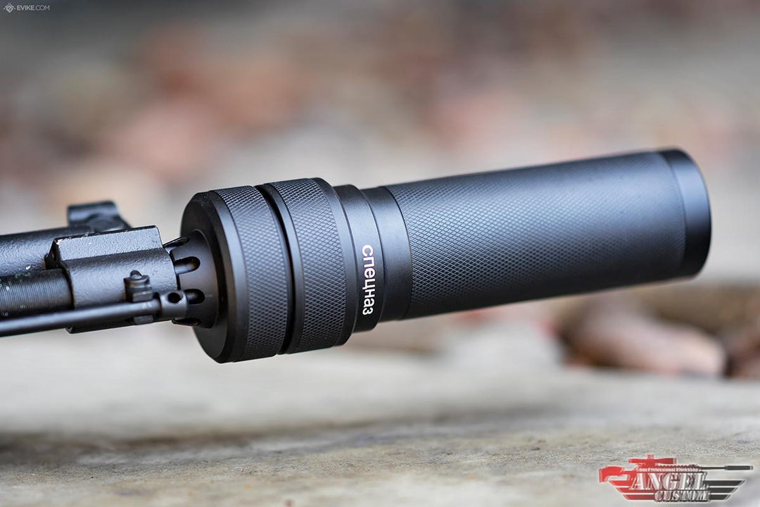 Angel Custom PBS-1 Tracer-Compatible Mock Suppressor for Airsoft Rifles(Threads: 14mm Negative) - 5