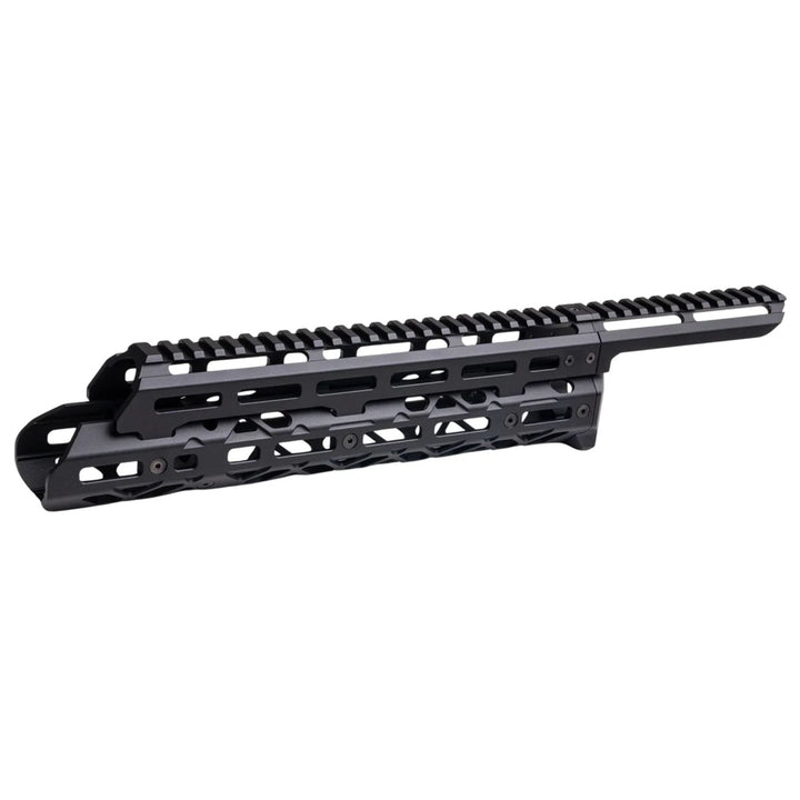 Atlas Custom Works Long M-LOK Metal Handguard for Tokyo Marui Saiga-12K Gas Airsoft Shotgun - (Black)