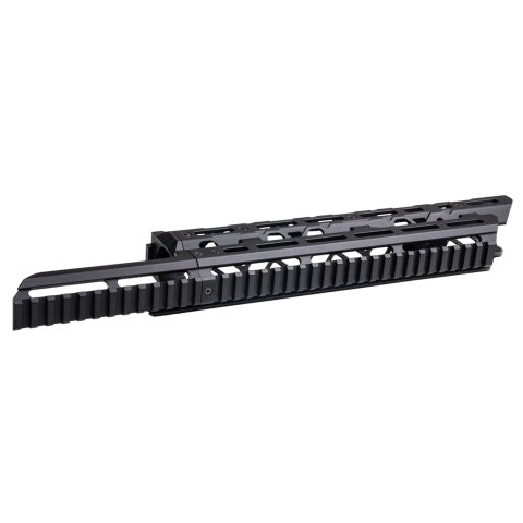 Atlas Custom Works Long M-LOK Metal Handguard for Tokyo Marui Saiga-12K Gas Airsoft Shotgun - (Black) - 3