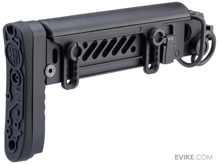5KU PT-1 Gen2 Folding Buttstock for AK Airsoft AEG Rifles(Model: E&amp;L Version / Black) - 1