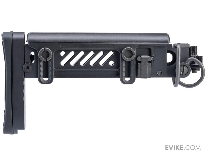 5KU PT-1 Gen2 Folding Buttstock for AK Airsoft AEG Rifles(Model: E&amp;L Version / Black) - 3