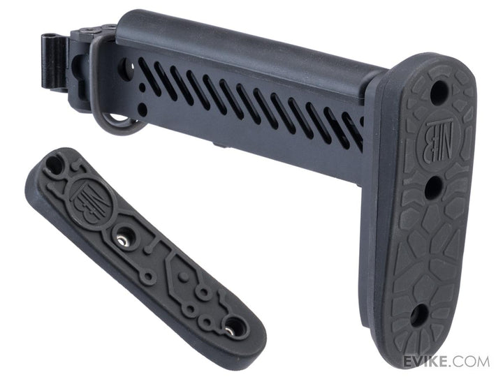 5KU PT-1 Gen2 Folding Buttstock for AK Airsoft AEG Rifles(Model: E&amp;L Version / Black) - 5