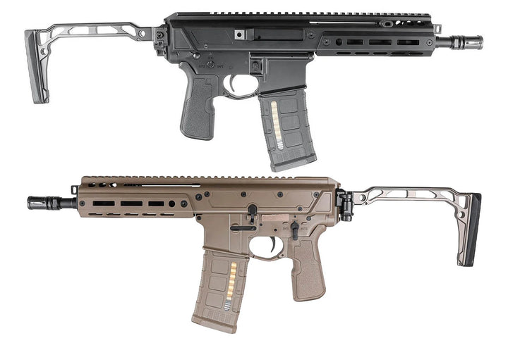 Double Eagle Lupus 8.5in with Folding Stock Airsoft GBBR