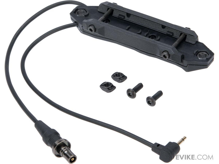 Night Evolution Dual Pressure Switch for Flashlight and PEQ(Color: Black) - 2