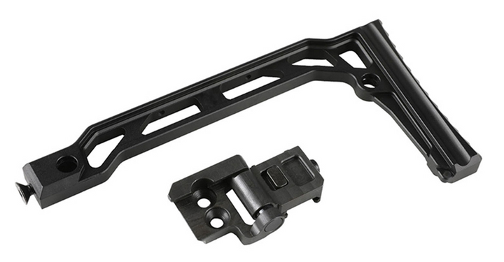 Atlas Custom Works SS-8R Aluminum Folding Stock for 1913 Picatinny Stock Mount Rail