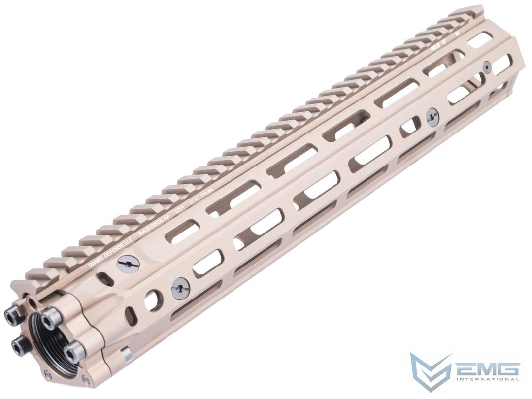 EMG Daniel Defense Licensed CNC Aluminum Free Float M-LOK RIS III Handguard for AEG/MWS