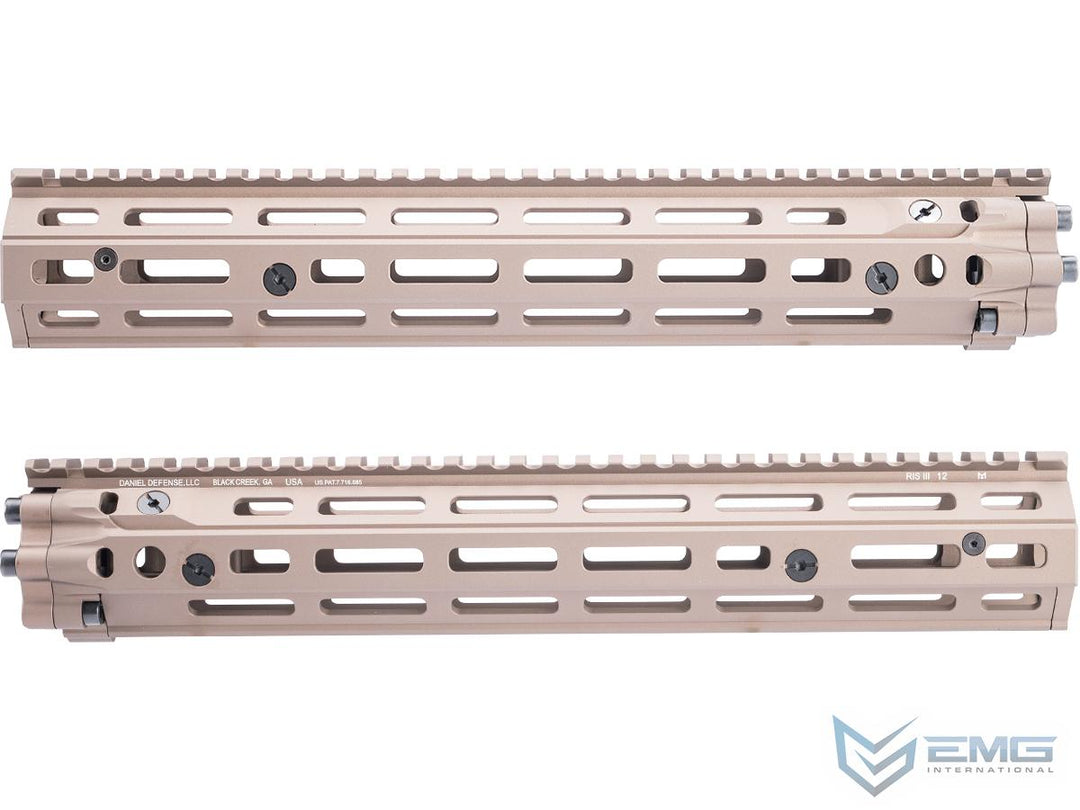 EMG Daniel Defense Licensed CNC Aluminum Free Float M-LOK RIS III Handguard for AEG/MWS