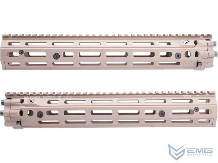 EMG Daniel Defense Licensed CNC Aluminum Free Float M-LOK RIS III Handguard for AEG/MWS