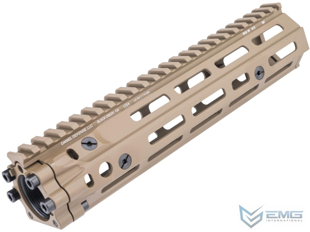 EMG Daniel Defense Licensed CNC Aluminum Free Float M-LOK RIS III Handguard for AEG/MWS