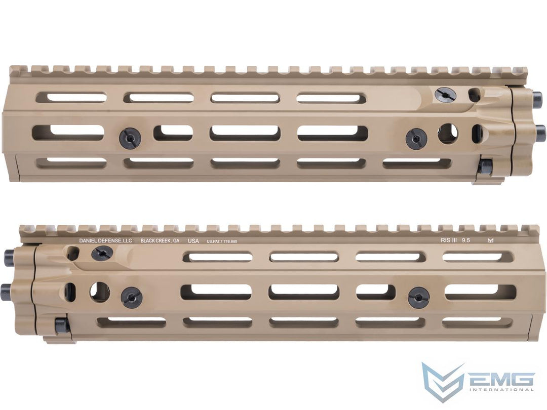 EMG Daniel Defense Licensed CNC Aluminum Free Float M-LOK RIS III Handguard for AEG/MWS