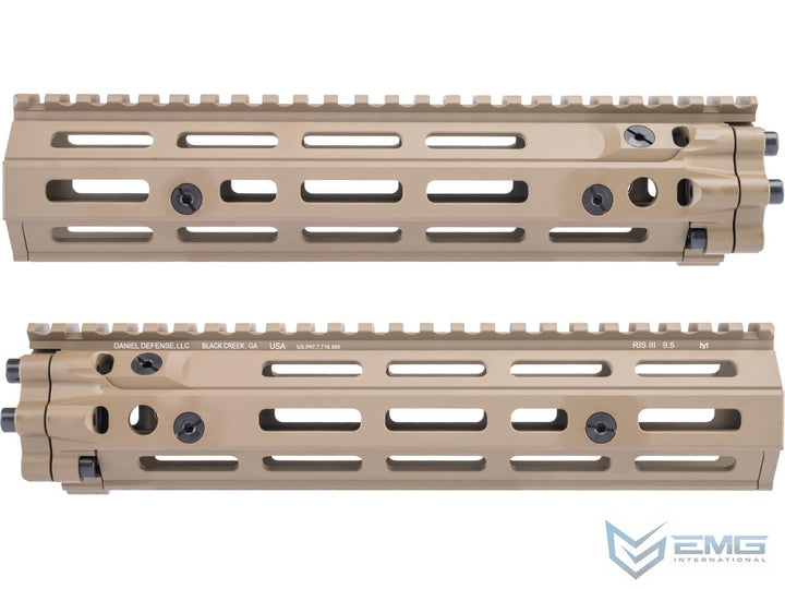 EMG Daniel Defense Licensed CNC Aluminum Free Float M-LOK RIS III Handguard for AEG/MWS