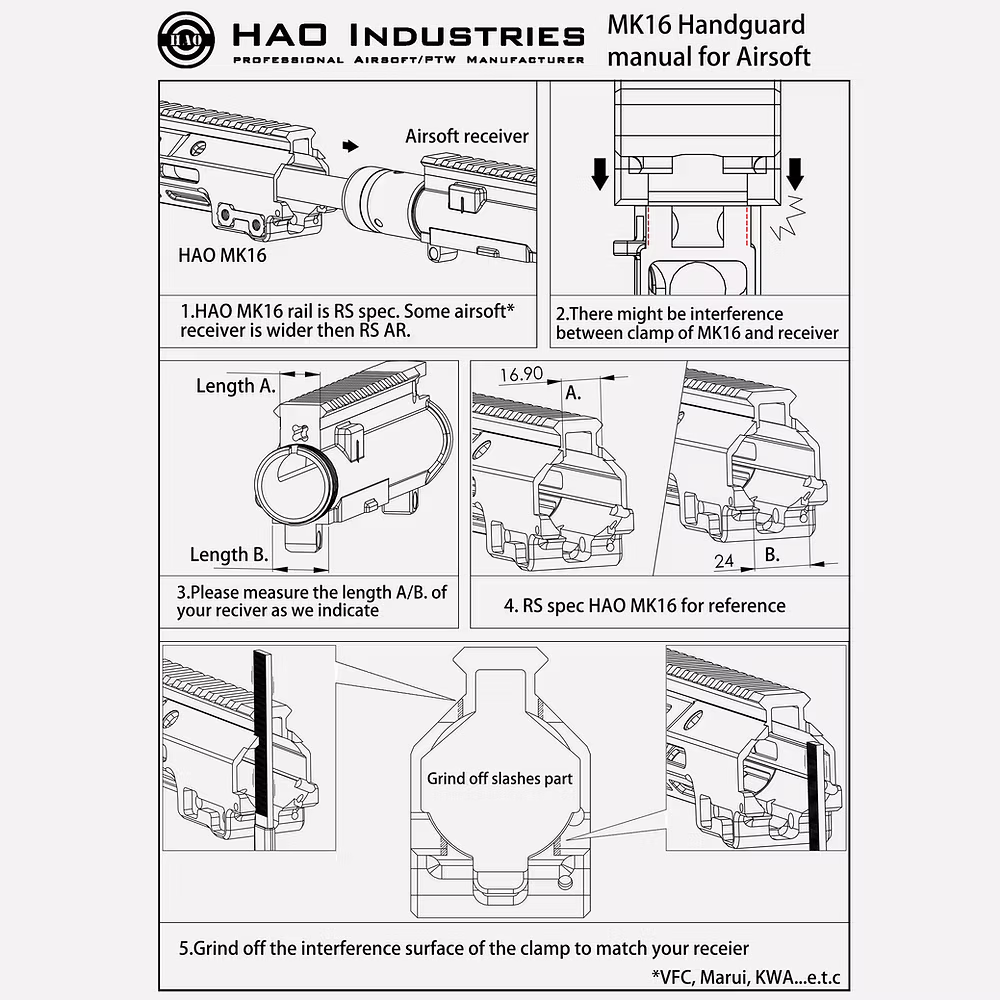 HAO HRG-I (MK16) 9.3" For TM MWS