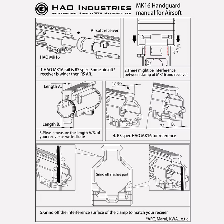 HAO HRG-I (MK16) 9.3" For TM MWS