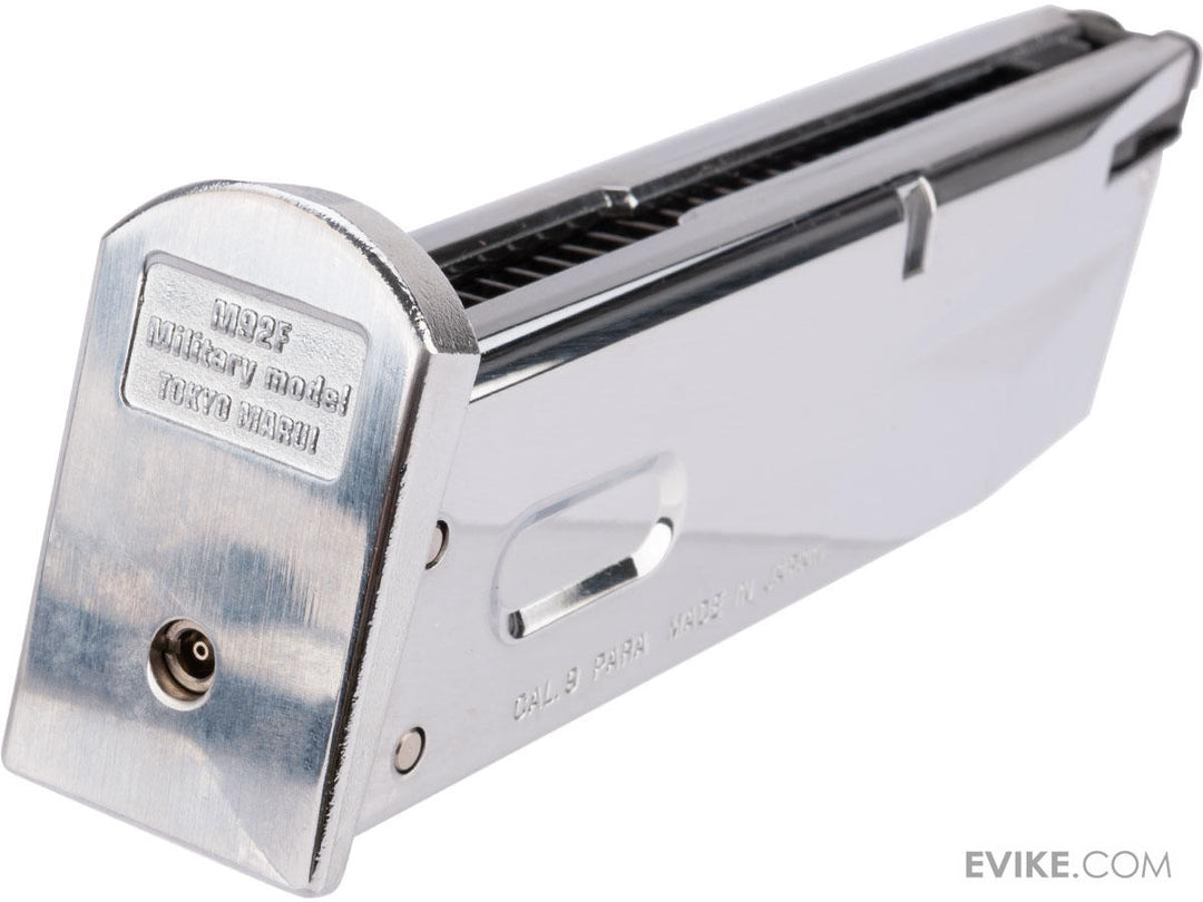 Tokyo Marui 26 Round Magazine for M9 Series Airsoft GBB Gas Blowback Pistols - Chrome