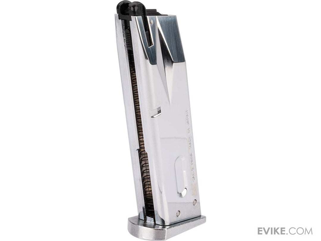 Tokyo Marui 26 Round Magazine for M9 Series Airsoft GBB Gas Blowback Pistols - Chrome